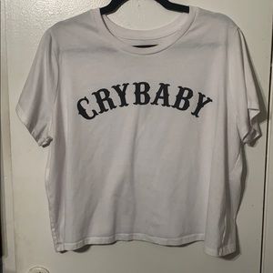 Crybaby license crop top